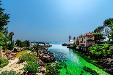 Cascais, Portekiz 20 Nisan 2024: Castro Guimaraes Müzesi Cascaiss Müzesi Mahallesi 'nde en önemli ve simgesel müzelerin bulunduğu bir bölgedir.. 