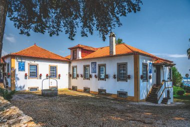 Cascais, Portekiz 20 Nisan 2024: Castro Guimaraes Müzesi Cascaiss Müzesi Mahallesi 'nde en önemli ve simgesel müzelerin bulunduğu bir bölgedir.. 