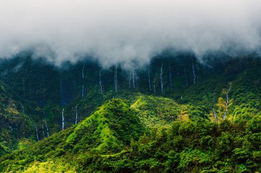 Soyu tükenmiş Tahiti yanardağının içinde