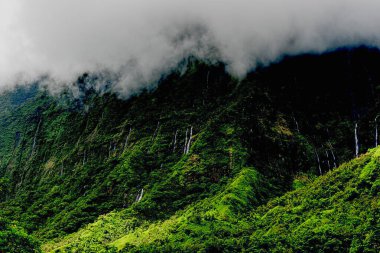 Soyu tükenmiş Tahiti yanardağının içinde