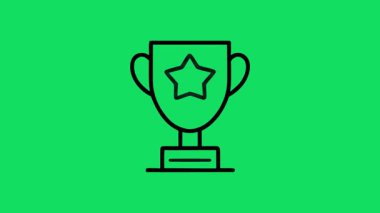 Animasyon Ödülü Simgesi - Başarı, Kazanan Rozet ve Başarı Sembolü.