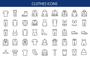 Kıyafet Simgeleri Ayarlama Moda, Kıyafet, Kıyafet, Kostüm Sembolleri.