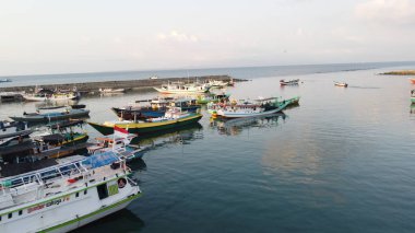 This serene scene captures the timeless beauty of maritime tradition where craftsmanship, nature, and livelihood intertwine