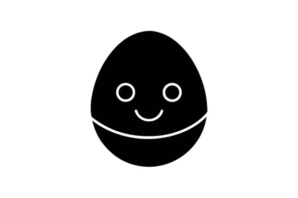 Gülen suratlı şirin Paskalya yumurtası.