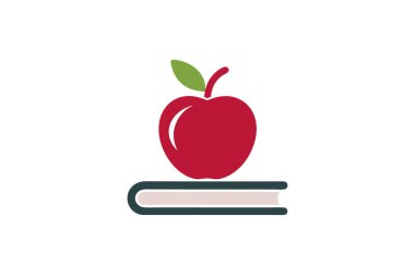 elma vektör illüstrasyon logosu