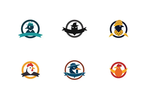 Kuş logosu vektör illüstrasyon dizaynı