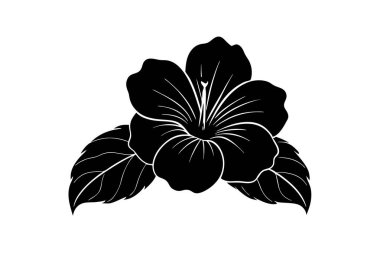 Yumuşak fırça boyama tarzında yapılmış, amberçiçeği ve kamelya çiçekleri içeren narin bir çiçek çizimi..