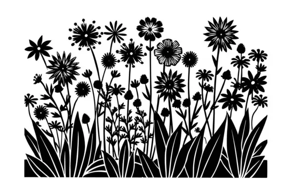 Bu tasarım, çiçek sahnesinde kedi resimlerini de içeren yumuşak pastel renklerde soyut bir kır çiçeği illüstrasyonuna sahiptir..