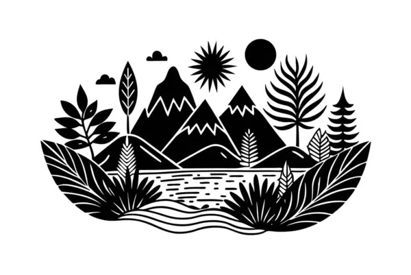 Duvar sanatı için uygun yumuşak, soyut doğa unsurları içeren tek bir görüntü. Tasarım çeşitli renkler içerir.