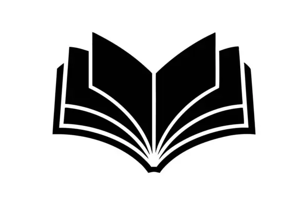 Tek, yüksek çözünürlüklü bir ikon logolar, web siteleri veya baskı malzemeleri için uygun bir kitap tasvir ediyor. Tasarım temiz ve basit..