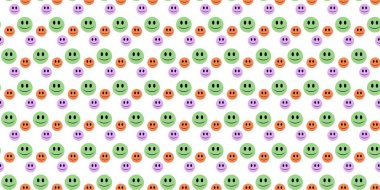 arka plan gülüşü nokta rengi çok renkli polka noktalarının pürüzsüz desenleri, açık arkaplandaki çizgili desen, illüstrasyon