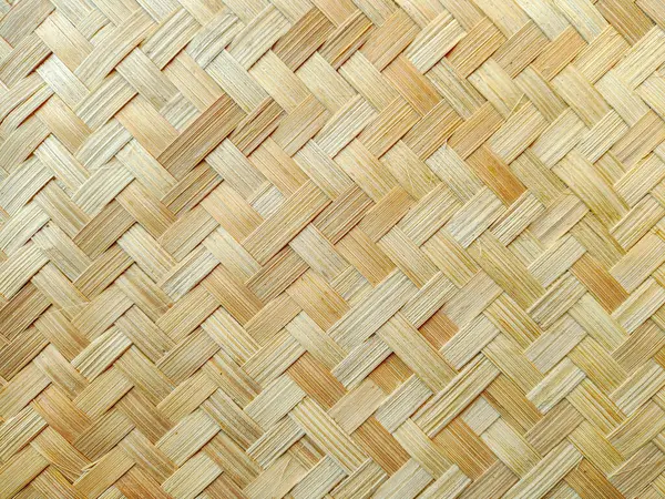 Geleneksel bambu dokusunun yakın çekimi. Çevre dostu ürün ambalajlama, sürdürülebilir markalaşma ve organik tasarım projeleri için mükemmel doğal arka plan