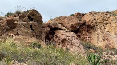 Nefes kesici bir manzara engebeli arazi bulutlu bir gökyüzünün altındaki canlı yemyeşil bitki örtüsüyle güzelce süslenmiş.