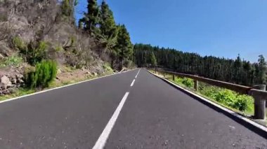 Güzel, dolambaçlı bir yol, bereketli ormanlarda, heyecan verici sürüş ve heyecan verici bisiklet maceraları için mükemmel.