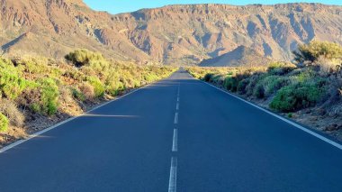 Nefes kesici ve çarpıcı bir manzara sergiler. Görkemli dağlar ve yemyeşil ağaçlarla süslenmiş dolambaçlı bir yol.