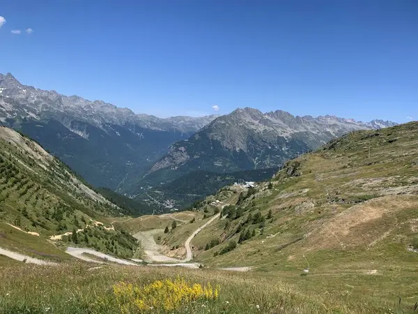 Fransız Alplerinde, Oz en Oisans yakınlarında, Alpe d 'Huez, Fransa