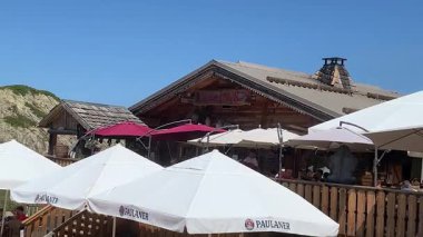 La c du Besson restoranı, Alpe d 'nuez Fransız Alpleri..