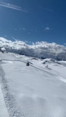 panoramik Fransız alps.