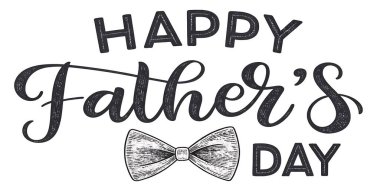 Babalar günün kutlu olsun. El çizimi harfler. Modern hat sanatı. tebrik kartı.