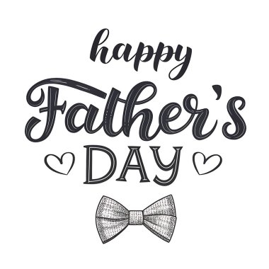 Mutlu Babalar günü. Vektör çizim.
