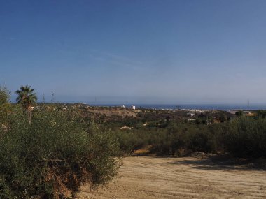 Deniz kıyısının güzel manzarası