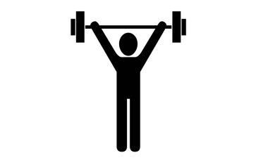 fitness vektör düz simge