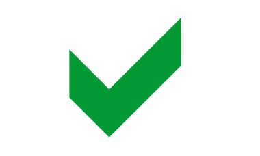 İşaretleme logo tasarım şablonu vektörünü kontrol et