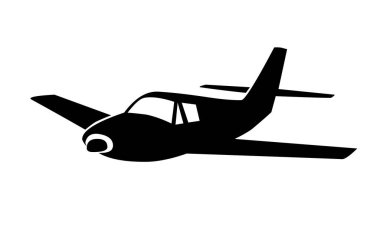 jet uçağı simgesi, basit biçim