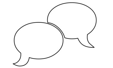 metin sembolü vektör illüstrasyon tasarımı içeren konuşma balonu