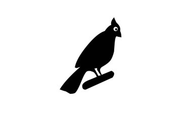 Bir kuşun vektör çizimi