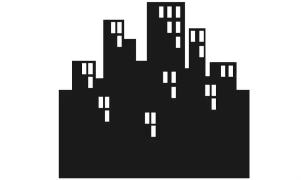 şehir binaları simge vektörü