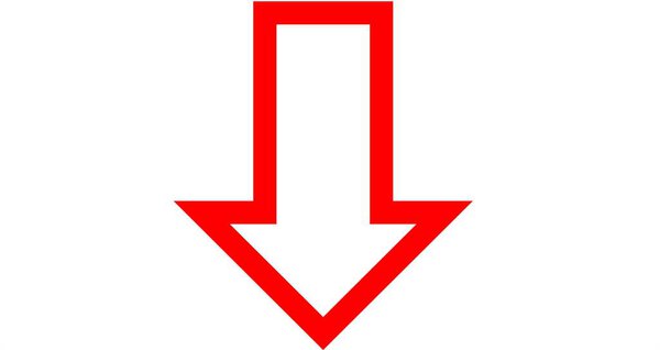 vector red arrow icon.