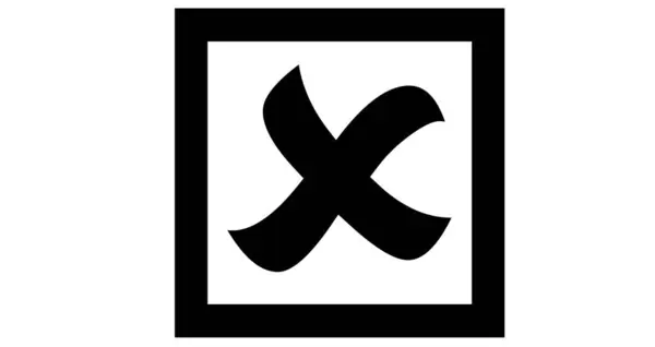 alfabe x harfi x logosu