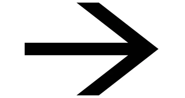 Düz vektör simgesi sağ ok