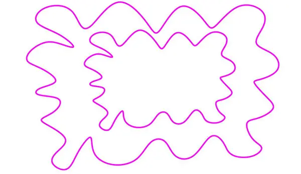 Soyut geometrik element. Siyah vektör illüstrasyonu.