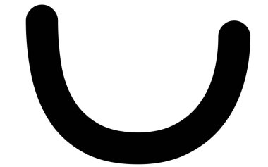 Mektup simgesi. Basit bir çizim. vektör