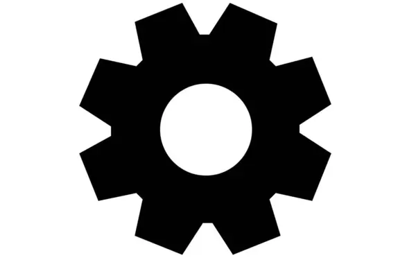 dişli simgesi vektör illüstrasyonu