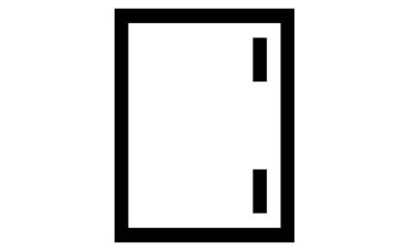 çubuk vektörü ince çizgi simgesi