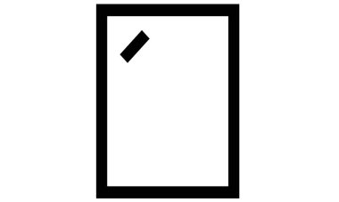 Modern ve çizgi filmin vektör çizimi