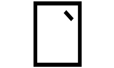 kapı simgesi vektör illüstrasyonu