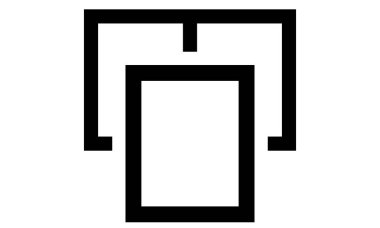 enerji vektörü ince çizgi simgesi