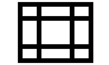 pencere simgesi, vektör illüstrasyonu