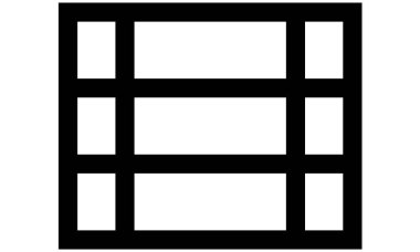 pencere simgesi vektör illüstrasyonu