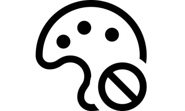 Çizgi film simgesinin vektör çizimi