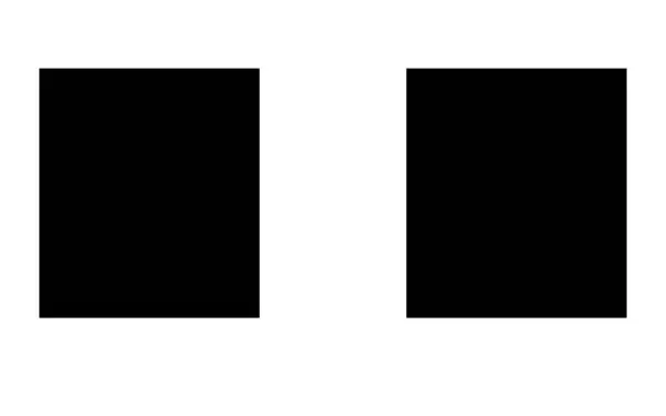 Müziğin siyah beyaz simgesinin vektör illüstrasyonu