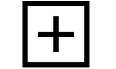 Beyaz haç simgesinin vektör illüstrasyonu