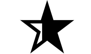 Yıldız. Web simgesi basit illüstrasyon