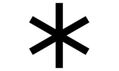 Beyaz arkaplanda vektör çapraz simgesi