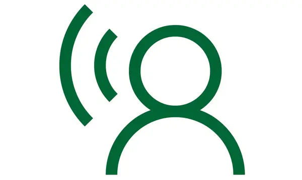 Kablosuz kulaklık vektör simgesi