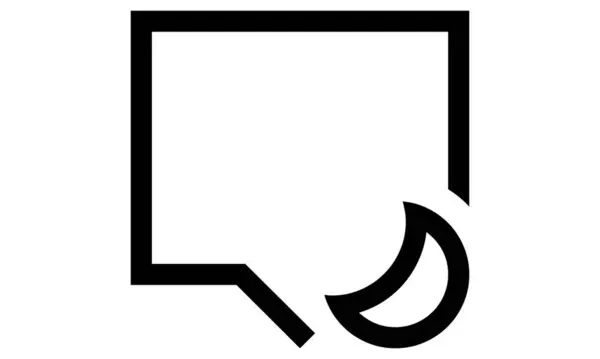 konuşma kabarcığı vektör çizimi